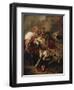 The Combat of the Giaour and the Pasha-Eugene Delacroix-Framed Giclee Print