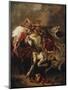The Combat of the Giaour and the Pasha-Eugene Delacroix-Mounted Giclee Print
