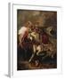 The Combat of the Giaour and the Pasha-Eugene Delacroix-Framed Giclee Print