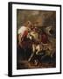 The Combat of the Giaour and the Pasha-Eugene Delacroix-Framed Giclee Print