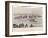 The Combined Mediterranean and Channel Squadrons in Lagos Bay-Henry Charles Seppings Wright-Framed Giclee Print