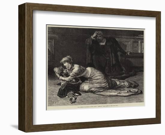 The Comedie Francaise at the Gaiety, Hernani, Last Scene of the Fifth Act-Francis S. Walker-Framed Giclee Print