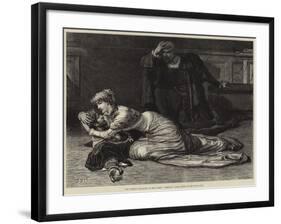 The Comedie Francaise at the Gaiety, Hernani, Last Scene of the Fifth Act-Francis S. Walker-Framed Giclee Print