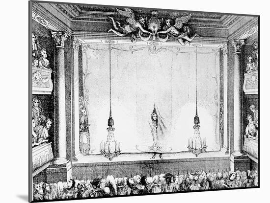 The Comedie Francaise During the Time of Moliere-Charles Antoine Coypel-Mounted Giclee Print