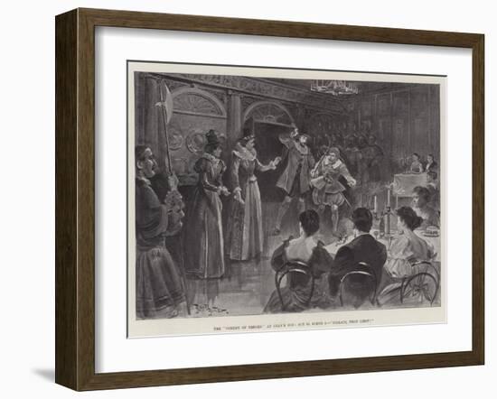 The Comedy of Errors at Gray's Inn, Act Ii, Scene 2 , Villain, Thou Liest!-null-Framed Giclee Print