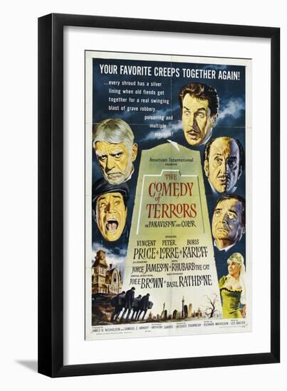 The Comedy of Terrors, 1963, Directed by Jacques Tourneur-null-Framed Giclee Print
