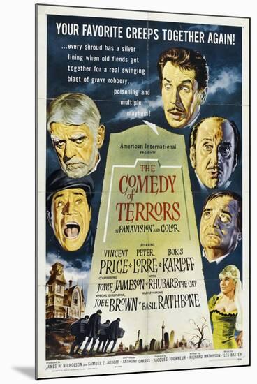 The Comedy of Terrors, 1963, Directed by Jacques Tourneur-null-Mounted Giclee Print