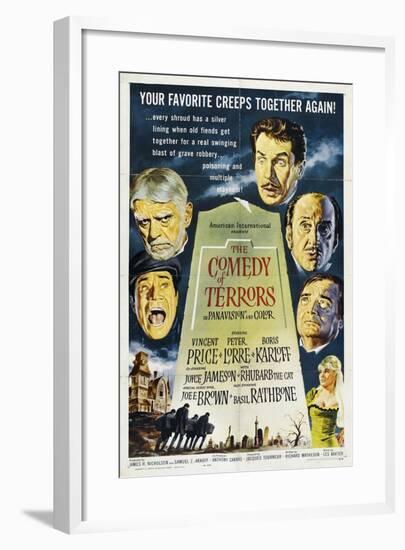 The Comedy of Terrors, 1963, Directed by Jacques Tourneur-null-Framed Giclee Print