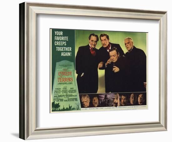 The Comedy of Terrors, 1964-null-Framed Art Print