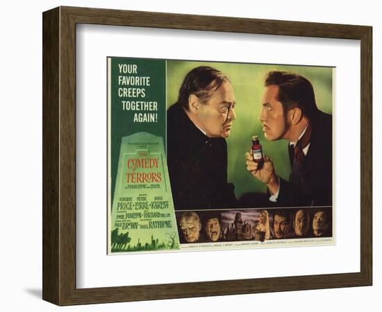 The Comedy of Terrors, 1964-null-Framed Art Print