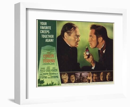 The Comedy of Terrors, 1964-null-Framed Art Print