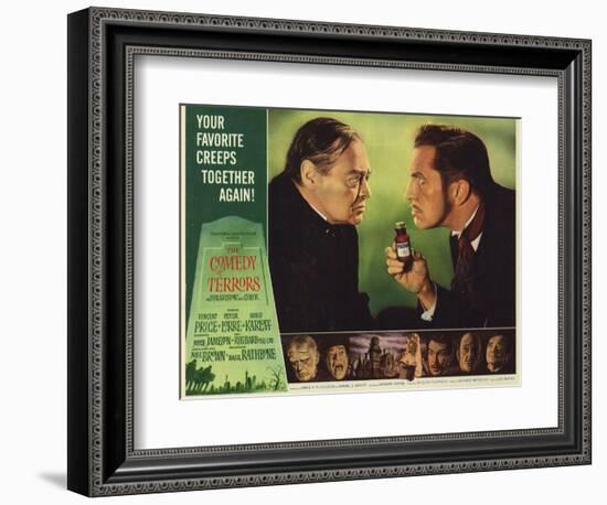 The Comedy of Terrors, 1964-null-Framed Art Print