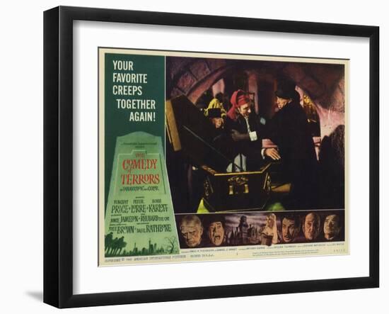 The Comedy of Terrors, 1964-null-Framed Art Print