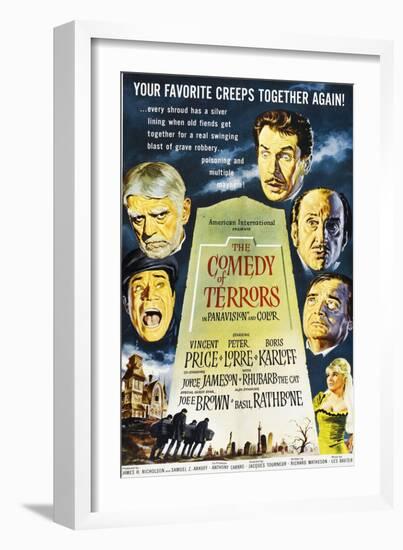 The Comedy of Terrors, 1964-null-Framed Photo