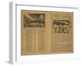 The Comet, 1899, Printed 1910-Jose Guadalupe Posada-Framed Giclee Print