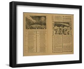 The Comet, 1899, Printed 1910-Jose Guadalupe Posada-Framed Giclee Print