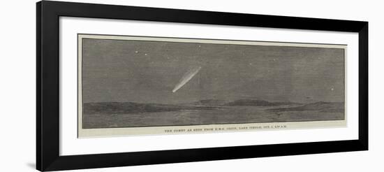 The Comet as Seen from HMS Orion, Lake Timsah, 1 October, 4.30 AM-Thomas Harrington Wilson-Framed Giclee Print