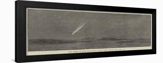 The Comet as Seen from HMS Orion, Lake Timsah, 1 October, 4.30 AM-Thomas Harrington Wilson-Framed Giclee Print