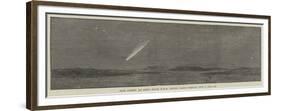 The Comet as Seen from HMS Orion, Lake Timsah, 1 October, 4.30 AM-Thomas Harrington Wilson-Framed Premium Giclee Print