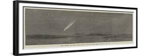 The Comet as Seen from HMS Orion, Lake Timsah, 1 October, 4.30 AM-Thomas Harrington Wilson-Framed Premium Giclee Print