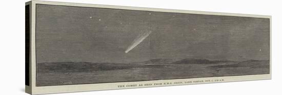 The Comet as Seen from HMS Orion, Lake Timsah, 1 October, 4.30 AM-Thomas Harrington Wilson-Stretched Canvas