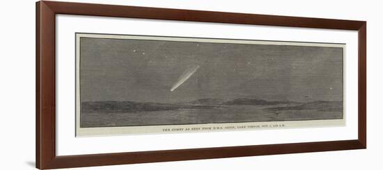 The Comet as Seen from HMS Orion, Lake Timsah, 1 October, 4.30 AM-Thomas Harrington Wilson-Framed Giclee Print