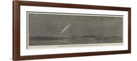 The Comet as Seen from HMS Orion, Lake Timsah, 1 October, 4.30 AM-Thomas Harrington Wilson-Framed Giclee Print