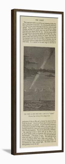 The Comet as Seen from the P and O SS Assam-null-Framed Giclee Print