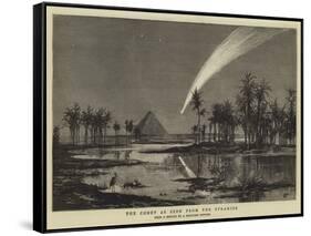 The Comet as Seen from the Pyramids-null-Framed Stretched Canvas