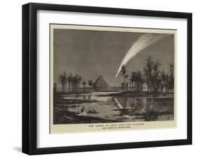The Comet as Seen from the Pyramids-null-Framed Giclee Print