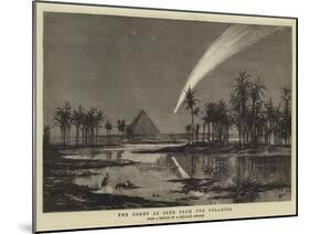 The Comet as Seen from the Pyramids-null-Mounted Giclee Print