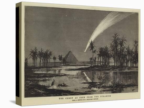 The Comet as Seen from the Pyramids-null-Stretched Canvas