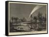 The Comet as Seen from the Pyramids-null-Framed Stretched Canvas