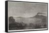 The Comet, Seen at Castellamare, Bay of Naples-null-Framed Stretched Canvas