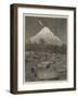 The Comet Seen over Mount Egmont, New Zealand-null-Framed Giclee Print