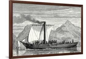 The 'Comet' the First English Steamboat Built by Henry Bell in 1812-null-Framed Giclee Print