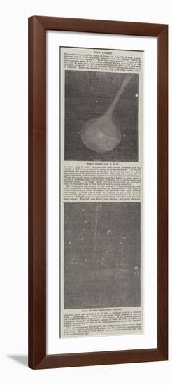 The Comet-null-Framed Giclee Print