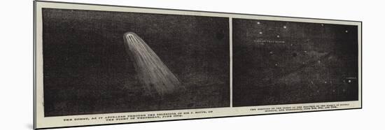 The Comet-null-Mounted Giclee Print