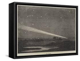 The Comet-null-Framed Stretched Canvas