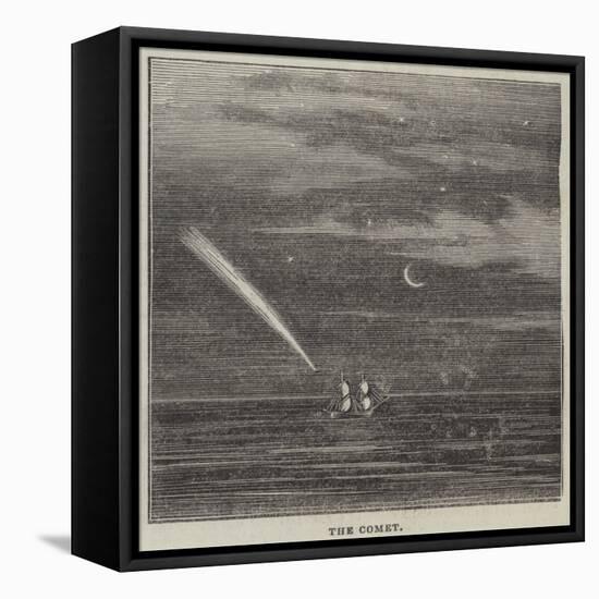 The Comet-null-Framed Stretched Canvas