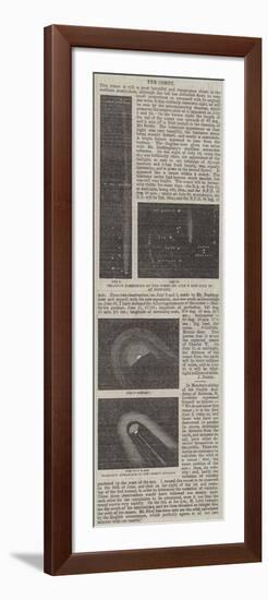 The Comet-null-Framed Premium Giclee Print