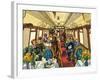 The Comfort of the Pullman Coach of a Late-Victorian Passenger Train-Harry Green-Framed Premium Giclee Print