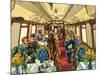 The Comfort of the Pullman Coach of a Late-Victorian Passenger Train-Harry Green-Mounted Premium Giclee Print