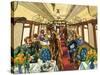 The Comfort of the Pullman Coach of a Late-Victorian Passenger Train-Harry Green-Stretched Canvas