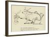 The Comfortable Confidential Cow-Edward Lear-Framed Giclee Print