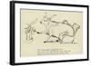 The Comfortable Confidential Cow-Edward Lear-Framed Giclee Print