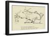 The Comfortable Confidential Cow-Edward Lear-Framed Giclee Print