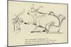 The Comfortable Confidential Cow-Edward Lear-Mounted Giclee Print