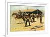 The Coming and Going of the Pony Express-Frederic Sackrider Remington-Framed Premium Giclee Print