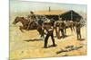 The Coming and Going of the Pony Express-Frederic Sackrider Remington-Mounted Art Print